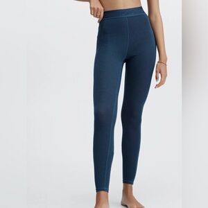 Women's Fabletics Ultra High-Waisted Wool Baselayer Leggings NWT XXS 0-2 Blue